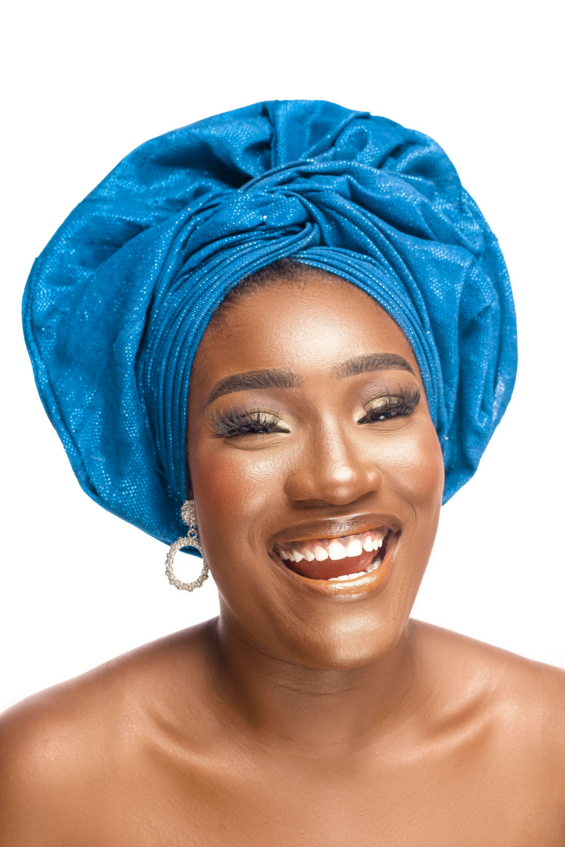 Smiling African woman